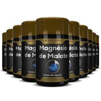 10X Magnesio De Malato Premium 60 Caps Hf Suplementos