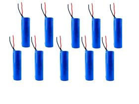 10x Mega Bateria 18650 2200mah 3,7v Com Fio 10x Mega Bateria 18650 2200mah 3,7v Com Fio