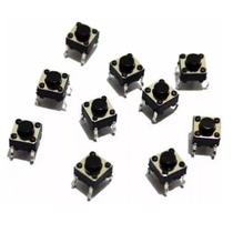 10x Mini Chave Táctil Push Button / Botão 6x6x4.5mm