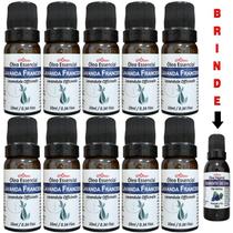 10x Óleo Essencial De Lavanda Francesa 100% Puro 100ml