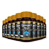 10x omega 3 alasca concentrado 33-22 1450mg 60caps atacado