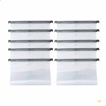 10x Pasta Suspensa Organizadora A4 Cor Cristal Arquivos Documentos Escola Industria