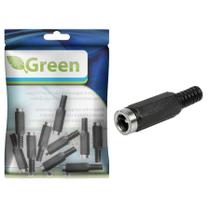 10X Peças Plug P4/J4 Fêmea 2.1 X 5.5X9Mm Com Rabicho