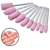 10x Pedra Abrasivo Montado Para Micro Retifica