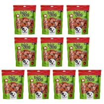 10x Petisco Biodog Gourmet Love Bits 100g