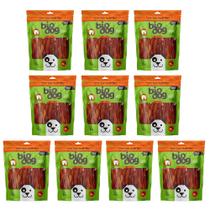 10x Petisco para Cães Biodog Gourmet Soft Strips - Frango