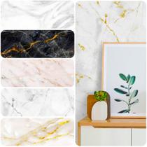 10X Placas Adesiva 60x60 Revestimento em Mármore Adesivos de Parede Banheiro Cozinha Quarto