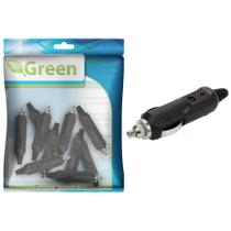 10x Plug Acendedor Automotivo Com Led E Fusível - Original - GREEN