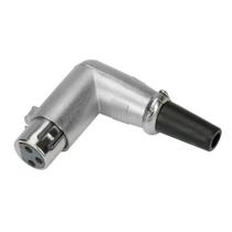 10x Plug Cannon Fêmea com trava Profissional Série 90º Graus