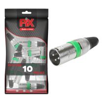 10x Plug Cannon Macho - Premium Profissional - Série Ring