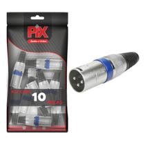 10x Plug Cannon Macho - Premium Profissional - Série Ring