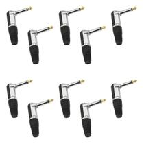 10X Plug P10 Mono Premium Profissional Série 90º Graus - Pix