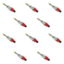 10x Plug P10 Mono Premium Profissional Série Chrome 10x Plug P10 Mono Premium Profissional Série Chrome