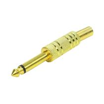10x Plug P10 Mono Premium Profissional Série Classic Gold 10x Plug P10 Mono Premium Profissional Série Classic Gold