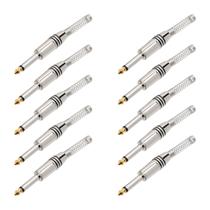 10x Plug P10 Mono Premium Profissional Série Gold Pro 10x Plug P10 Mono Premium Profissional Série Gold Pro