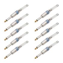 10x Plug P10 Mono Premium Profissional Série Gold Pro 10x Plug P10 Mono Premium Profissional Série Gold Pro