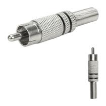 10X Plug Rca Macho Linha Profissional 4Mm Preto Pix 10X Plug Rca Macho Linha Profissional 4Mm Preto Pix