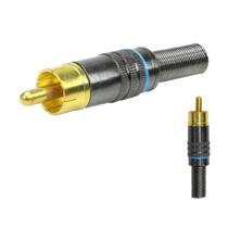10x Plug Rca Macho profissional Grafite - Ponta Ouro 24k 10x Plug Rca Macho profissional Grafite - Ponta Ouro 24k