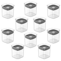 10x Porta Temperos Pote 150ml Organizador OU Block Hermético