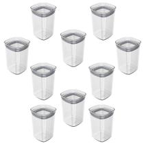 10X Porta Temperos Pote 1L Organizador Ou Block Hermético