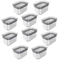 10X Pote Para Temperos Alimentos 650Ml Ou Block Hermético