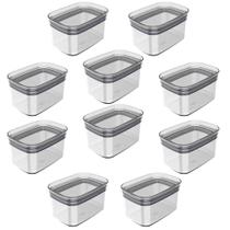 10X Pote Para Temperos Alimentos 650Ml Ou Block Hermético