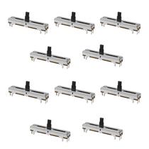 10x Potenciômetro Deslizante Mesa de Som 20Ka 37mm Percurso