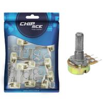 10X Potenciômetro Linear 20Kb L20/16Mm Com Porca E Arruela 10X Potenciômetro Linear 20Kb L20/16Mm Com Porca E Arruela