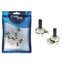 10x Potenciômetro Linear Rotativo 50Kb c/ 6 Terminais