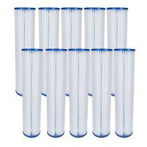 10x Refil Plissado Lavável FDMA 10" x 2,5" - 25 Micras 10x Refil Plissado Lavável FDMA 10" x 2,5" - 25 Micras