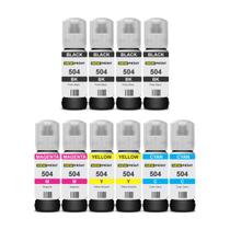 10x Refil Tinta New Print Compatível Epson 504 L6191 L14150 L6270 L6161 10x Refil Tinta New Print Compatível Epson 504 L6191 L14150 L6270 L6161