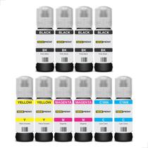 10x Refil Tinta New Print Para Epson 544 L3150 L3250 L3110 L3210