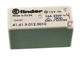 10x Rele 41.61.9.012.0010 12v 16amp 8 Terminais Finder