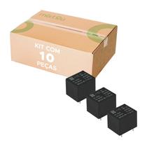 10x Relé Sca 5 Terminais - 12v 10a - Pcb - Alta Qualidade