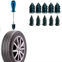 10x Reparador De Pneu Furado Tipo Parafuso Reparo Rapido