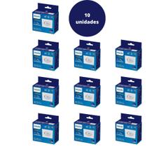 10x Spot Led Embutir 4,2w 6500k Philips Quadrada(eq50w) Frio
