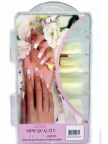 10x Tips Unha Postiça Acrigel Natural Atacado 10x Tips Unha Postiça Acrigel Natural Atacado