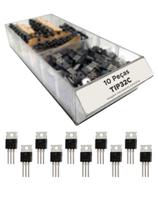 10x Transistor Tip32c = Tip-32 = Tip 32 C Pnp - To220 Metal