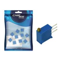 10X Trimpot 3296X 100K 25 Voltas Horizontal - Alta Qualidade 10X Trimpot 3296X 100K 25 Voltas Horizontal - Alta Qualidade