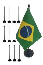 10x Unidades Haste Para Bandeira De Mesa Pedestal 1 Brinde 10x Unidades Haste Para Bandeira De Mesa Pedestal 1 Brinde