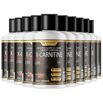 10x x-carnitine 2300 cromo 480ml acai guarana hf suplements