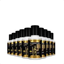 10x x-carnitine atena 2300 cromo 480ml laranja hf suplements