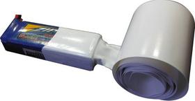 10xmts Tubo Termo Retrátil Branco Pvc 50mm Chato Diam 31.8mm