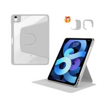 11 12,9 10,9 iPad pro Air Mini 6 360 graus Capa Transparente Rotativa