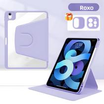 11 12,9 10,9 iPad pro Air Mini 6 360 graus Capa Transparente Rotativa