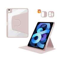 11 12,9 10,9 iPad pro Air Mini 6 360 graus Capa Transparente Rotativa