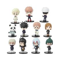11 pçs/set Anime Jujutsu Kaisen Personagens Satoru Gojo Modelo Brinquedos 7cm