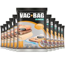 11 Saco à Vácuo Vag Bag Grande 55x90 Ordene Protetor Roupas