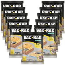 11 Saco Vácuo Vac Bag Ordene Médio 45X65 Reduz O Espaço Mala