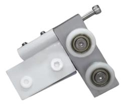 1125sf Conjunto Roldana Dupla para box Sanfonado london aluminio